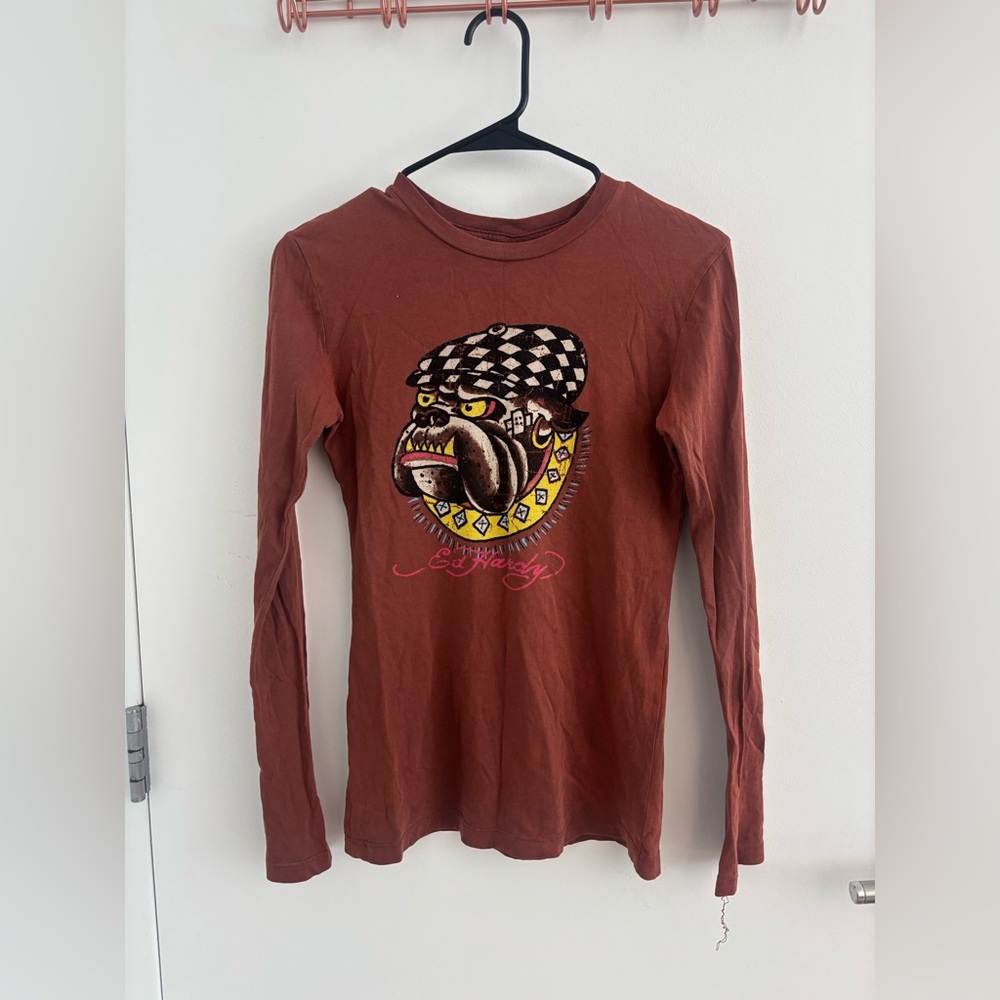 Ed Hardy Rust Graphic Tee